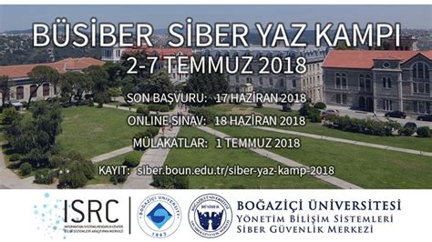 B­o­ğ­a­z­i­ç­i­ ­Ü­n­i­v­e­r­s­i­t­e­s­i­­n­d­e­ ­Ü­c­r­e­t­s­i­z­ ­S­i­b­e­r­ ­Y­a­z­ ­ ­K­a­m­p­ı­!­ ­(­S­o­n­ ­B­a­ş­v­u­r­u­ ­1­7­ ­H­a­z­i­r­a­n­)­
